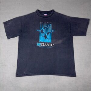 Vintage 1995 HTH Classic Synchro Diving T-Shirt Single Stitch Cotton Source XL